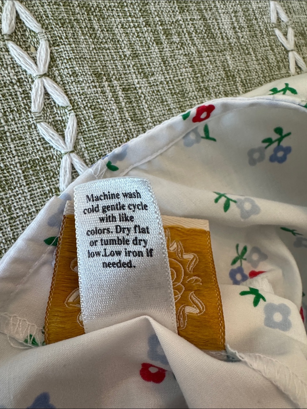 The Beaufort Bonnet Company White Floral Bow-Front Blouse - Picture 7 of 7